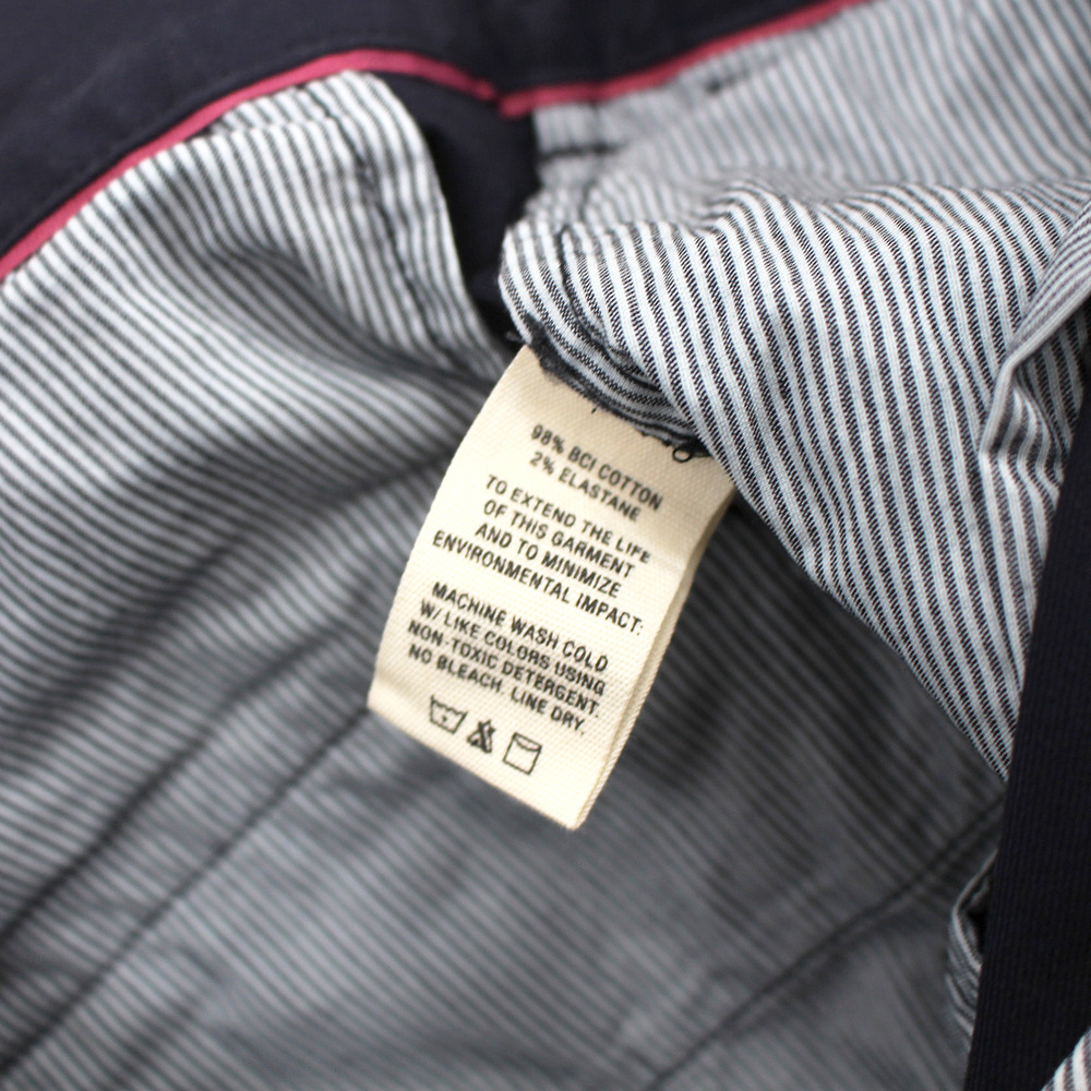 Alex Mill Boyish Chino Pants NEW Navy Blue High Rise Cotton Relaxed Size 12 - Picture 8 of 8